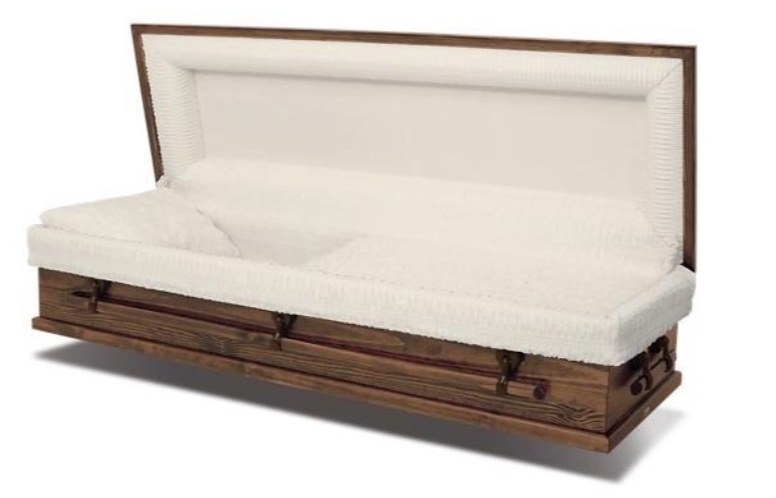 Batesville Lyra Brown solid wood casket